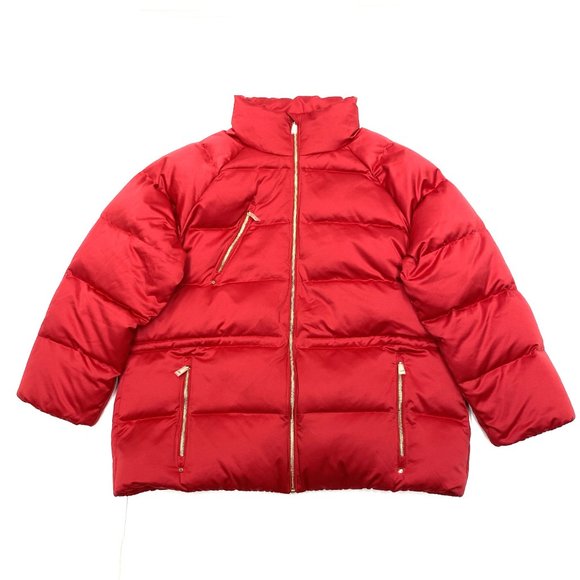LAUREN RALPH LAUREN  Red  Down Puffer Jacket SIZE 1X - Picture 1 of 7